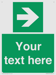 Custom Arrow Right Sign